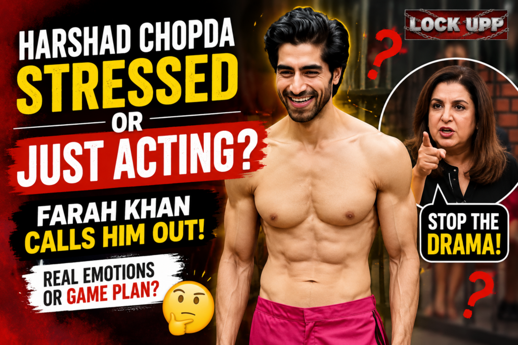 Is Harshad Chopda Really Stressed or Acting? Farah Khan’s Remark Sparks Debate-Lock Upp Update poster