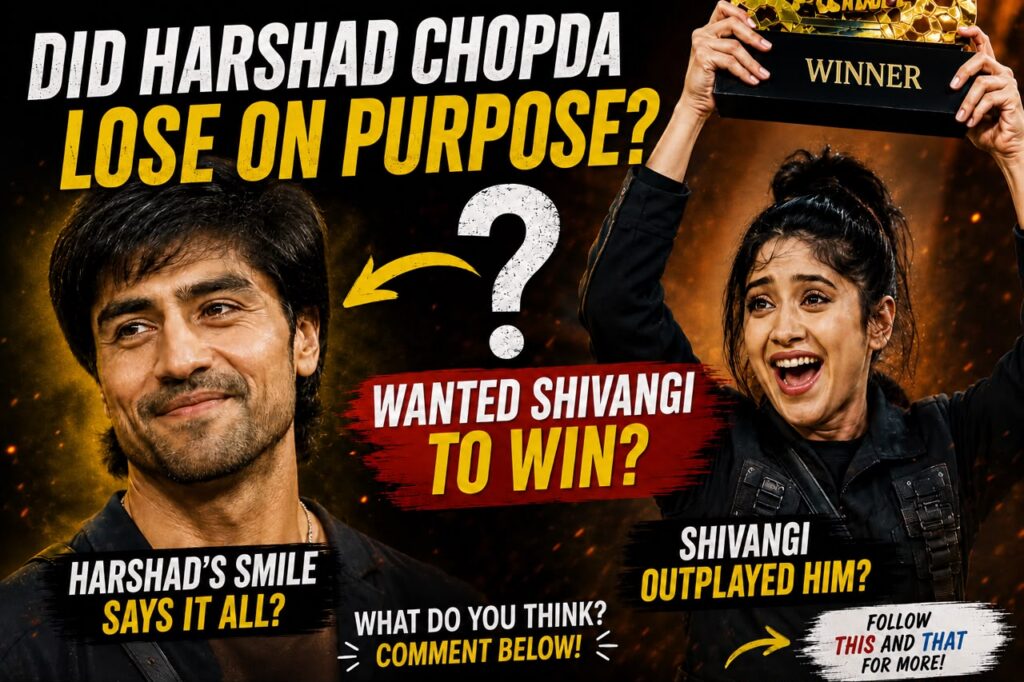 Did Harshad Chopda let Shivangi Joshi win the latest task?- Lock upp update poster