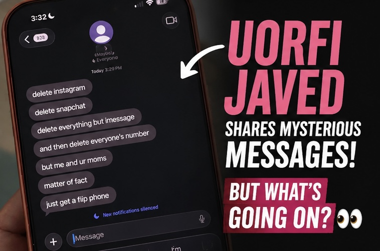 Uorfi Javed Shares Messages Asking Her to Delete Social Media poster