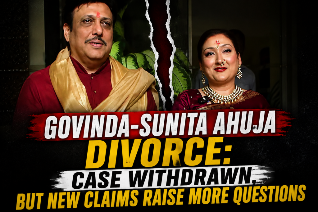 Govinda-Sunita Ahuja Divorce: Case Withdrawn, But New Claims Raise More Questions poster