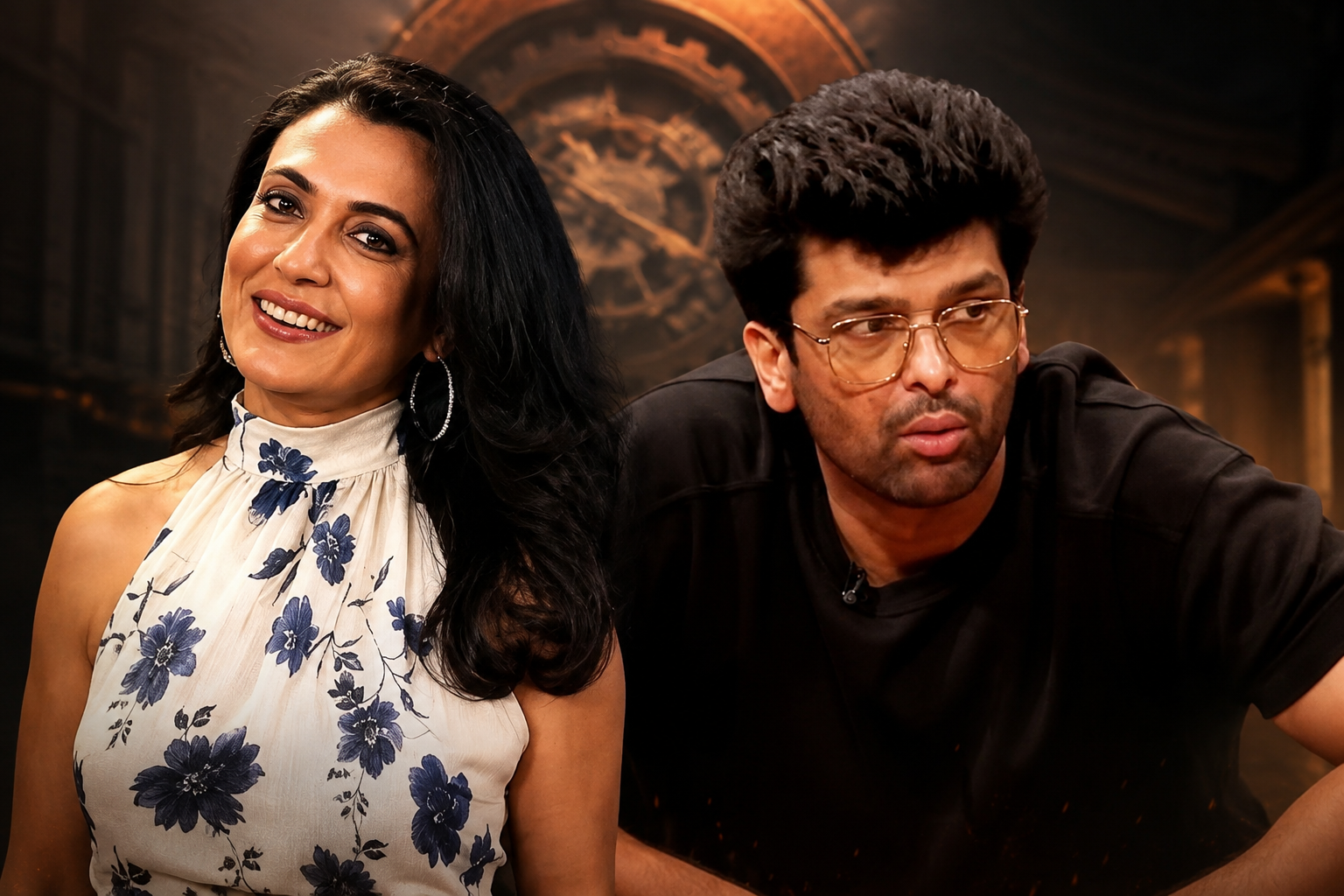 Mini Mathur and Kushal Tandon during a key strategic moment