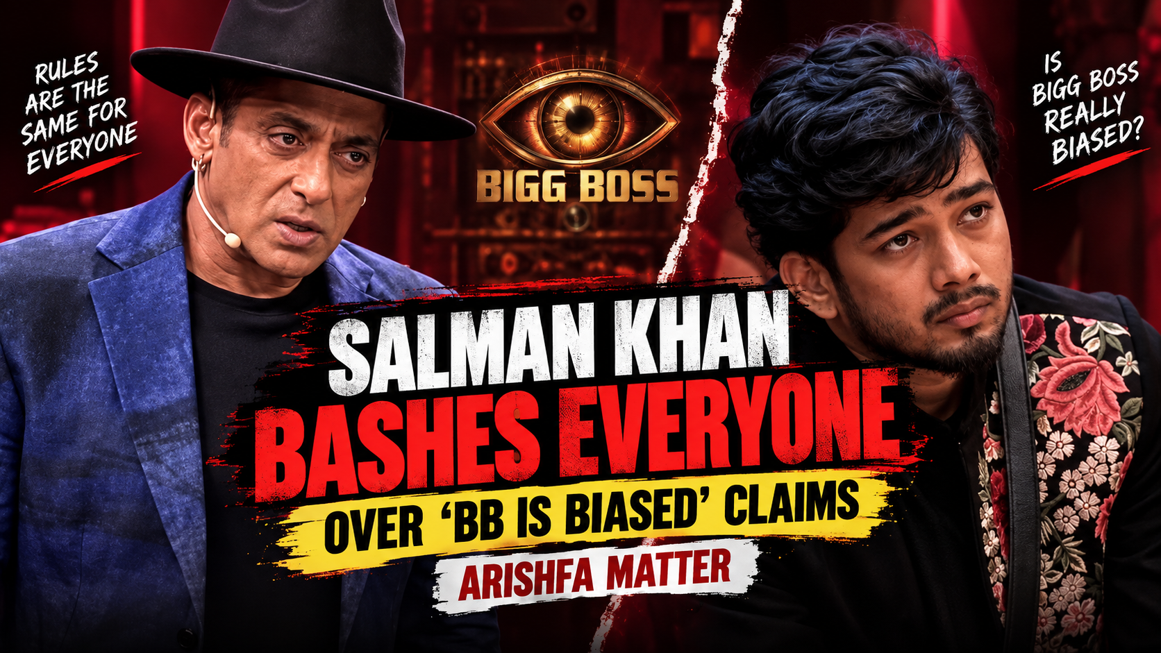 Salman Khan Addresses Bigg Boss 20 Bias Claims and Arishfa Matter