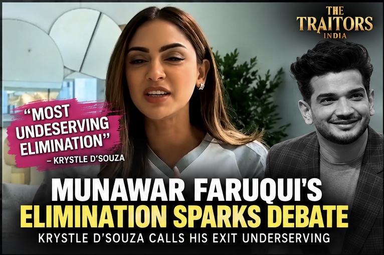 Krystle D’Souza calls Munawar Faruqui’s elimination “undeserving” poster