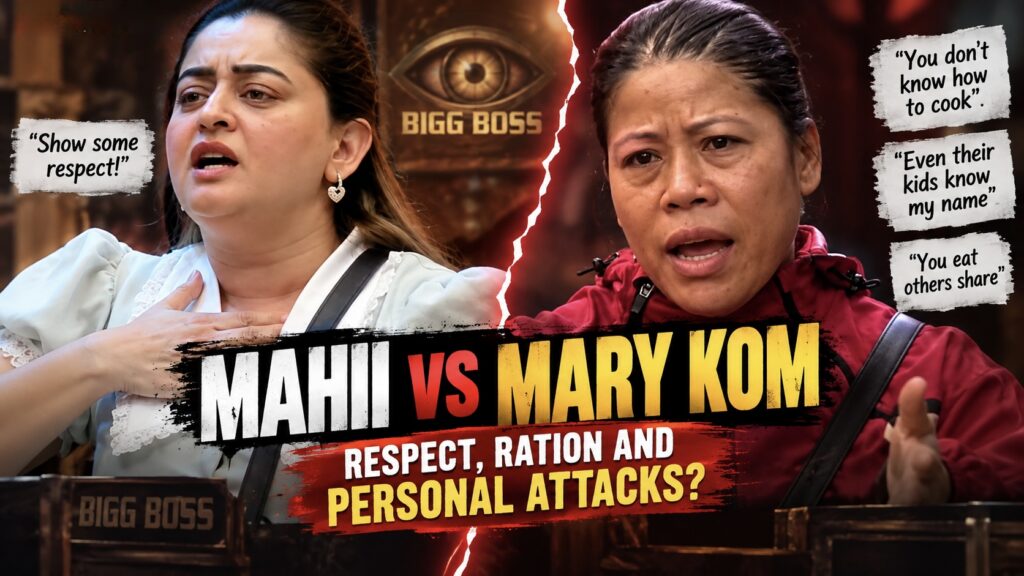 Mahhi Vij and Mary Kom Clash in Bigg Boss 20 Over Ration and Respect